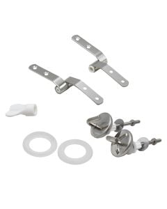 Hinge for toilet lid, steel