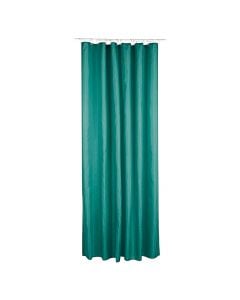 Shower curtain, polyester, dark green, 180x200 cm
