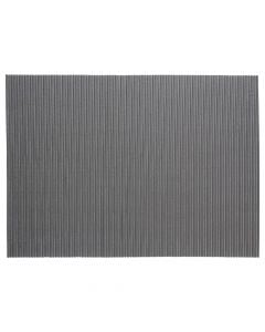 Bath mat, pvc, gray, 65x90 cm