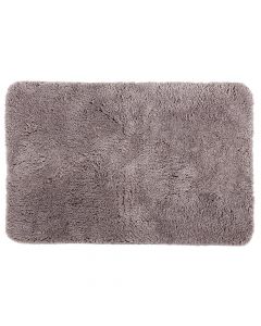Bath mat, microfiber, brown, 90x60 cm