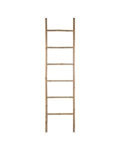 Towel holder, ladder, bamboo, natural, 50x3x190 cm