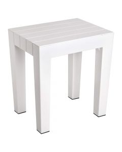 Stol, polipropilen, e bardhë, 38x29x41.5 cm