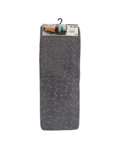 Bathroom rug, memory foam, dark grey, Tendance, 45x120 cm