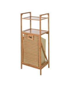 Bathroom rack, bamboo, brown, 95x40x30 cm