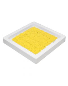Antirëshqitës, pvc, e verdhë, 50x50 cm