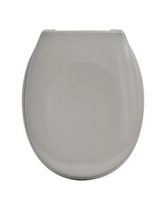 Kapak tualeti, universal, mbyllje e ngadaltë, duroplast, gri, 37.2x45.5 cm