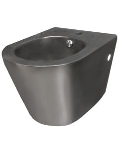 Bide, montim në mur, porcelan, e zezë, aks 18, 52x40xH49 cm