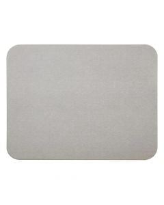 Toilet mat, antibacterial, diatomaceous earth/stone, gray, 45x35 cm