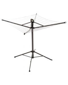 Clothes rack, umbrella shape, metal, black, 9x9xH159 cm