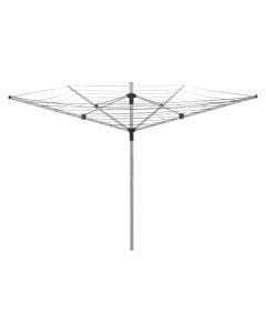 Outdoor clothes rack, umbrella shape, aluminum, gray, 10x10xH190 cm