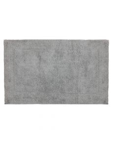 Bath mat, cotton, grey/light, 50x80 cm