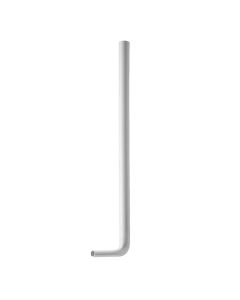 Tub këndor për kasetë plastike, e bardhë, 50x32H100cm