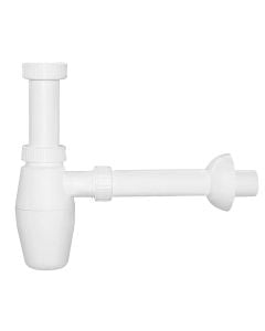 Basin trap, plastic, White, 1/1/4'' x 32mm