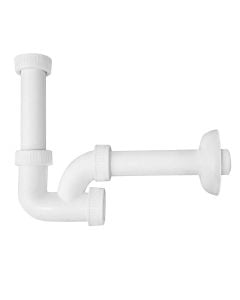 Sifon lavamani dhe bideje,  plastik , I bardhë, 1/1/4''x32mm