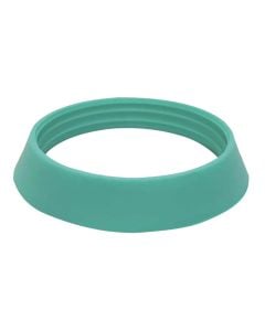 Set guarnicione konikë, 10 pc, për sifona bideje dhe lavamani, gomë, jeshile, 1/1/4''