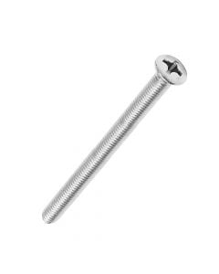 Stainless steel screws, for siphon pipes, stainless steel, gray, 6x70mm