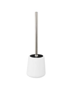 Toilet brush holder, Colorama, ceramic, white, 12xH39 cm