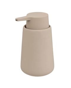 Liquid soap holder, Colorama, 250 ml, ceramic, beige, 8.8xH14 cm