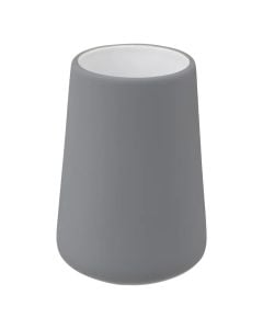 Toothbrush holder, Colorama, ceramic, gray, 8.5xH12 cm