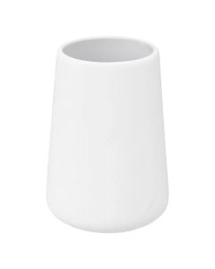 Toothbrush holder, Colorama, ceramic, white, 8.5xH12 cm