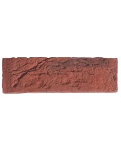Pllakë veshje dekorative, Arnhem Rosso, beton, e kuqe,  21x2xH6.5 cm(1 kuti=0.5 m2)