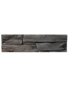 Pllakë veshje dekorative, Hudson Volcano, beton, gri, 37.5x10(1 kuti=0.38m2)