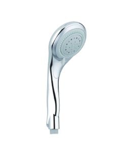 Shower head, Saturn, 5 functions, chrome/abs, silver