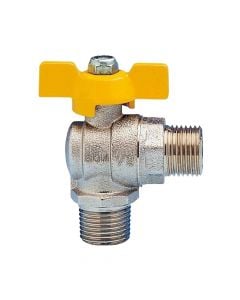 Angular ball valve, for gas (LPG) M-M 1/2''