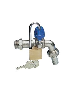 Ball valve, spigot and knob, brass, M-1/2''