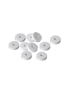 Set guarnicione silikoni, e bardhë, 3/8'', 10 pc