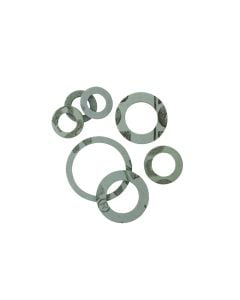 Set guarnicione sanitare, fibër/letër, jeshile, 3/8'', 10 pc