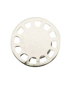 Kapak pilete dyshemeje, me grilë, bronz/krom, argjend, 100 mm