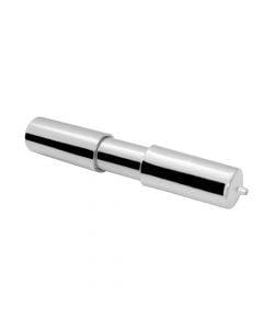 Replacement roller for paper holder, with spring, plastic, white, 14 cm