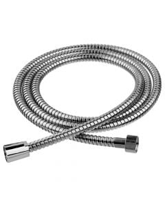 Flexible shower pipe, stainless steel, silver, 150 cm