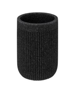 Toothbrush holder, Onyx, polyresin, gray, 7xH10.5 cm