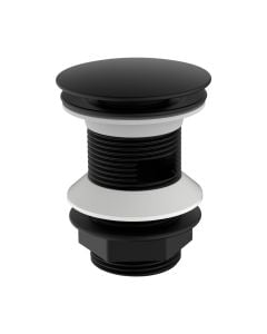 Piletë lavamani, me tepërderdhës, Abs, e zezë, 1/1/4''