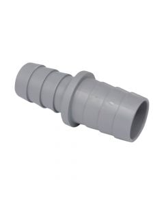 Pipe connector, for washing machine, plastic, gray, Ø 20x24