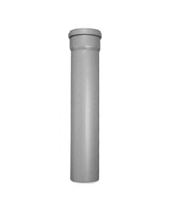 Exhaust pipe, 1 rubber, polypropylene, gray, Ø 32mm x100 cm