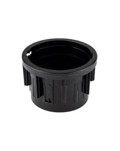 Zgjatues për suport nivelimi,  Arkimede, me rregjister, PP, e zezë, 50 mm