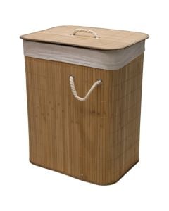 Kosh rrobash ''Barba S'' material bambu ngjyrë dru natyral