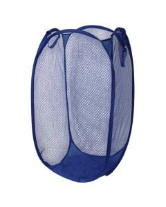 Storage box, polyester, blue/black, 40x70 cm