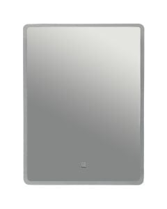 Pasqyrë drejtkëndore me ndriçim LED, strukturë PVC, 60x90 cm