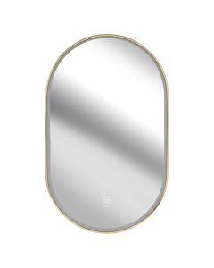 Mirror with LED lighting, PVC structure, 60x90 cm