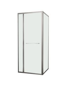 Kabinë dushi, profile alumini, krom, xham 6mm, 80x80xH200 cm