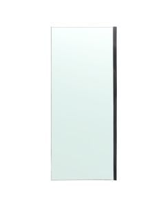 Side panel for shower cabin, aluminum profile, black, 6mm glass, 80xH200 cm