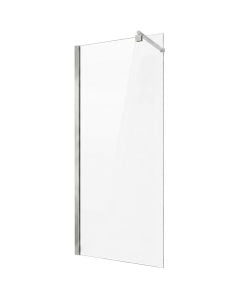 Shower cabin, stainless steel profiles, chrome, 8mm glass, 60xH200 cm