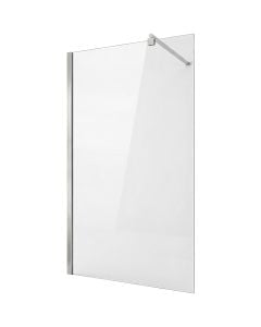 Kabinë dushi, profile inoks, krom, xham 8mm, 80xH200 cm