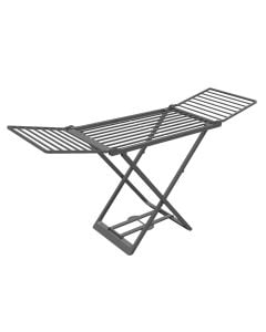 Portable clothesline, COLOMBO, MARINO, 20 m, plastic, dark grey, 194x58xH108 cm