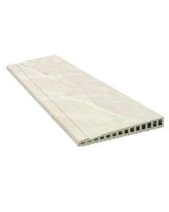 Pool edge for overflow/infinity pool system, IMPERIAL SIENA, porcelain, marble effect, 28x66.5 cm