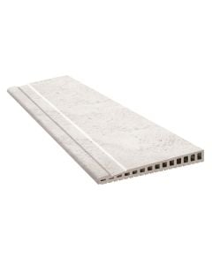 Pool edge for overflow/infinity pool system, LITOS ARTICO, porcelain, marble effect, 28x66.5 cm